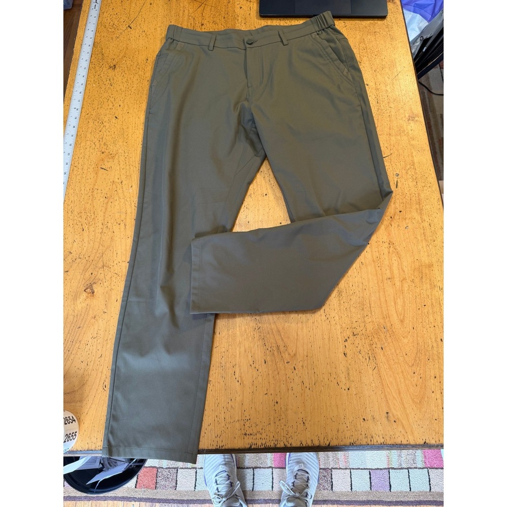 Jack Archer Jetsetter 34x30 Olive Green Tech Pants Mens Performance Golf Pants